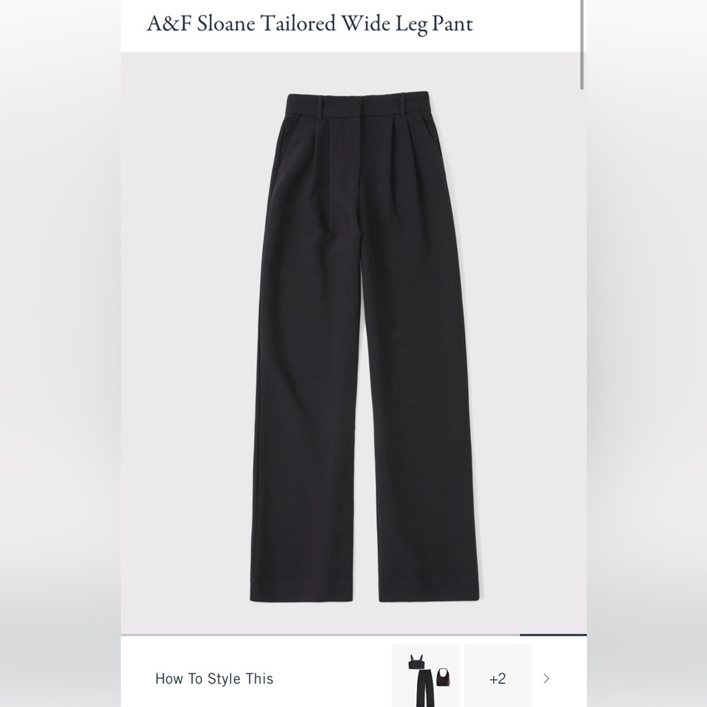 Abercrombie & Fitch navy slacks